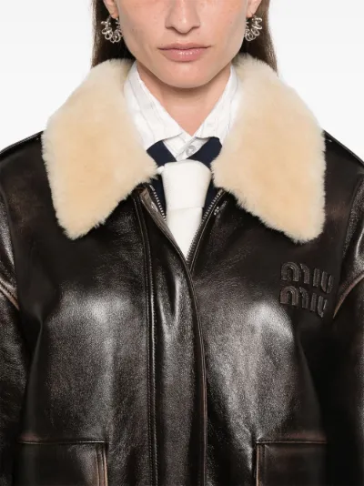 ジャケット・アウター Miu Miu Leather Jacket MPV898_1420_F0002_S_OOO_SLF.jpg