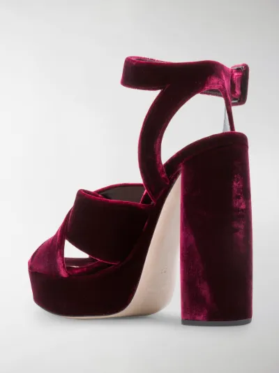 double strap platform sandals