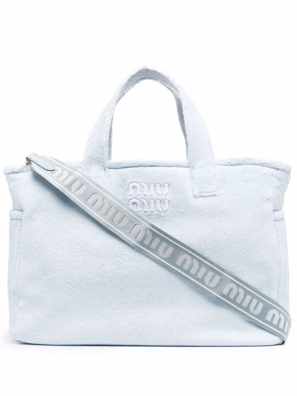 miu miu terry cloth bag