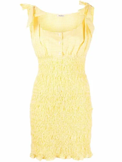 Topshop yellow gingham dress hotsell