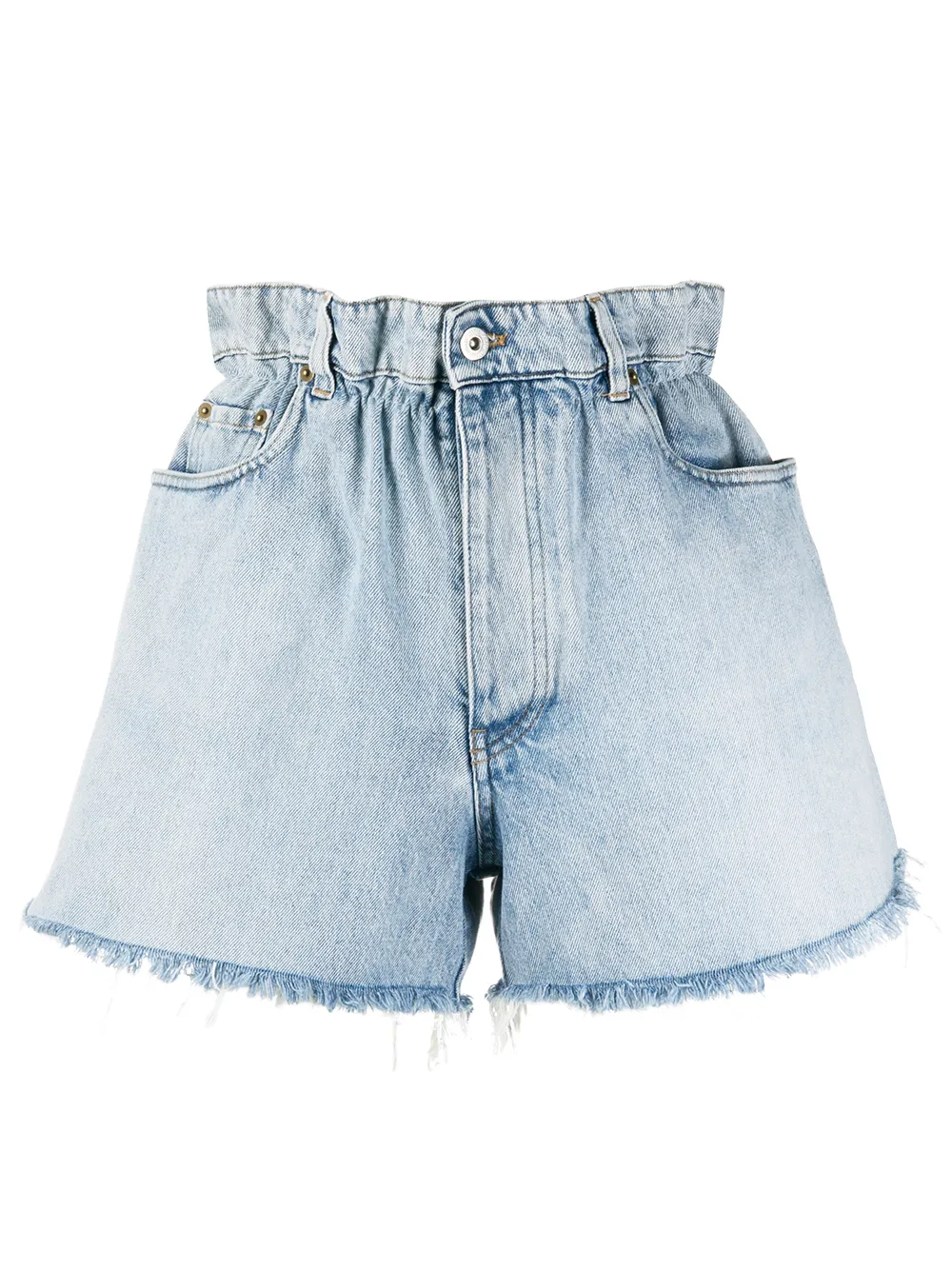 fried denim shorts