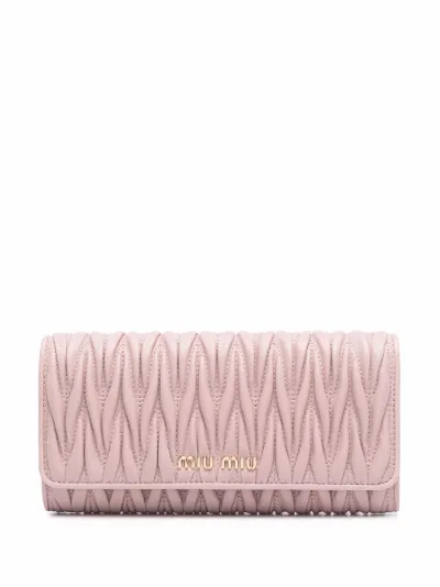 miu miu long wallet