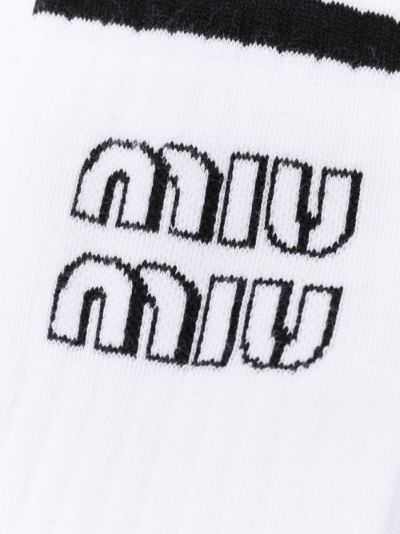 Miu Miu logo-print socks | Eraldo.com KM