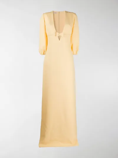 miu miu yellow dress