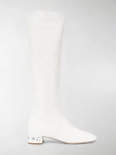 miu miu white boots