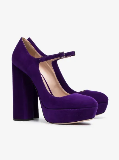 purple mary janes