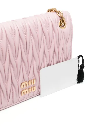 matelass effect crossbody bag Miu Miu Eraldo