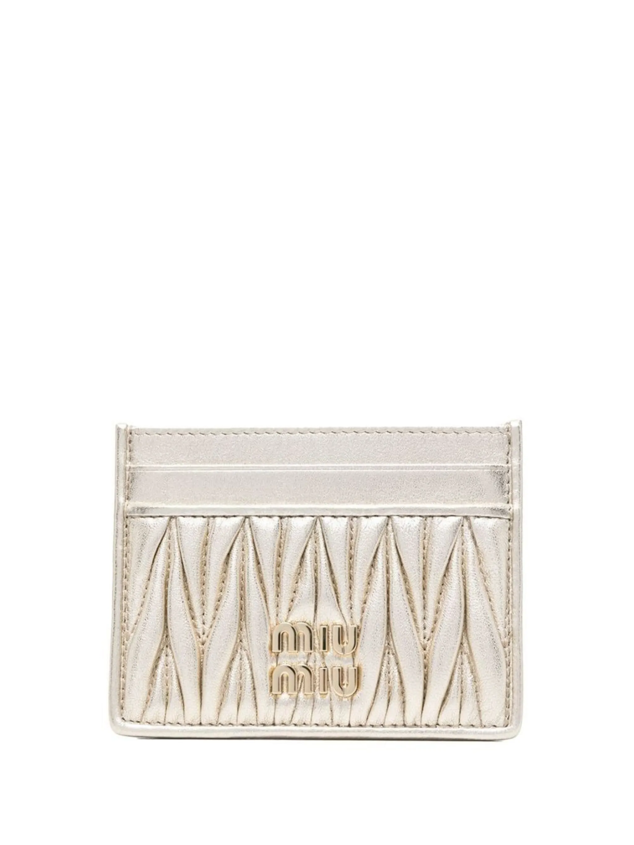 Miu Miu matelasse nappa leather card holder Eraldo SB