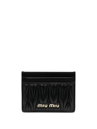 miu miu matelasse card holder