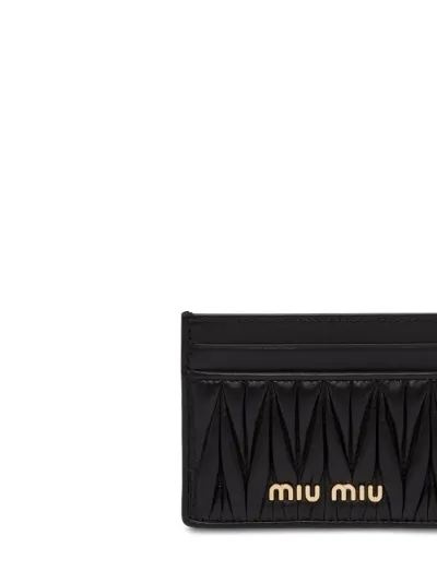 miu miu matelasse card holder