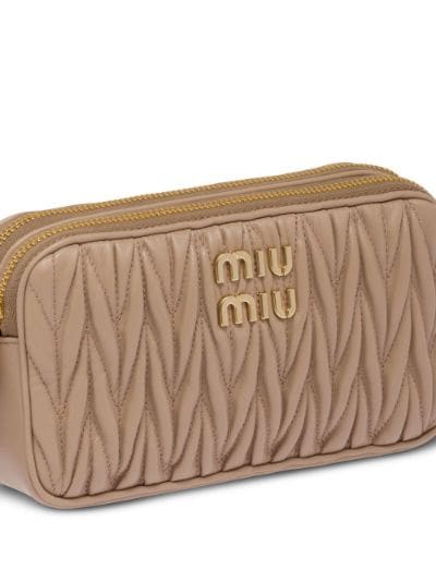 Miu Miu Matelassé Nappa Leather Mini Bag