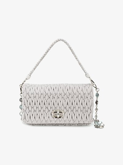 miu miu matelassé leather mini bag