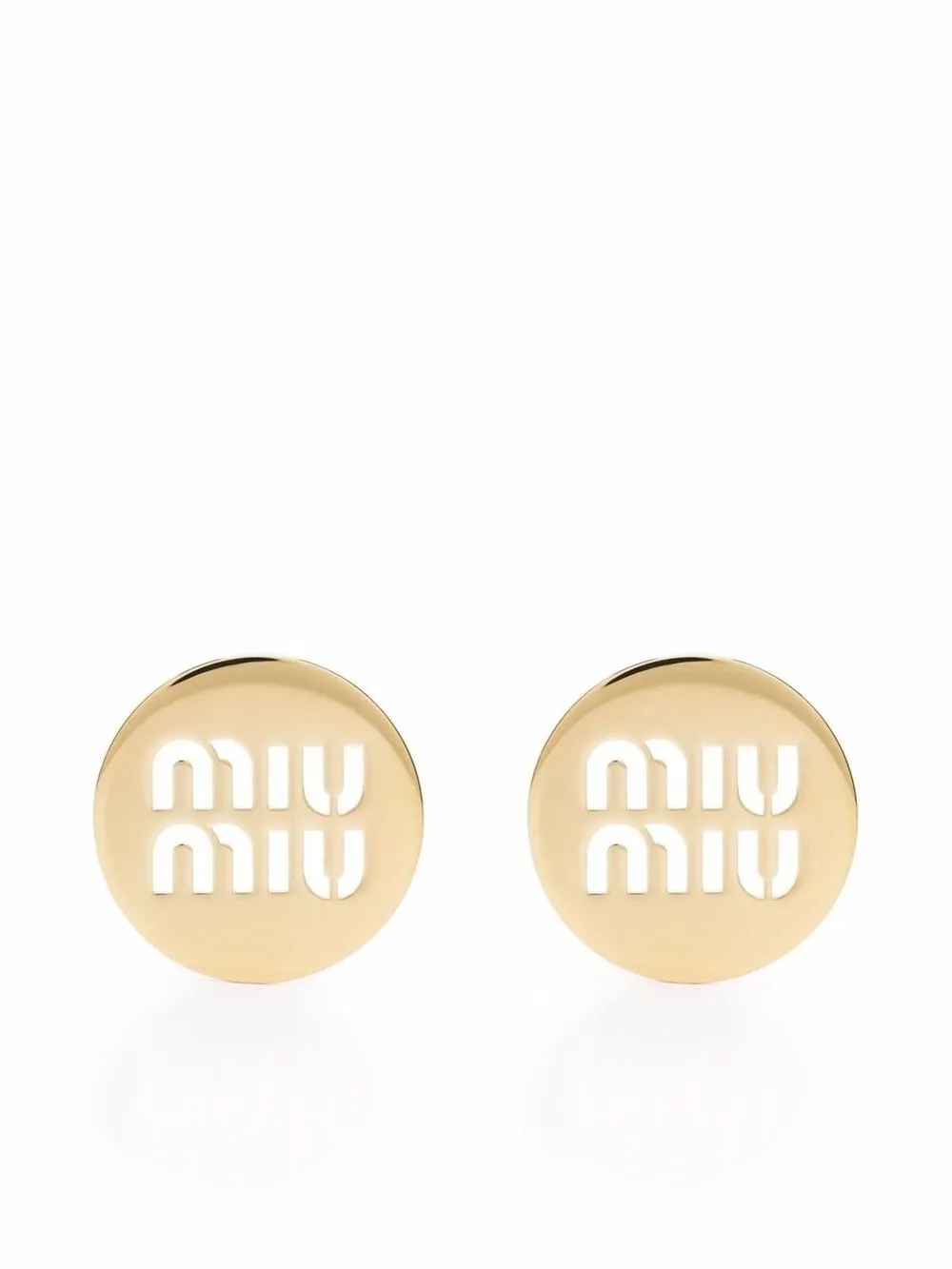 Miu logo earrings | Miu Miu | Eraldo.com KR