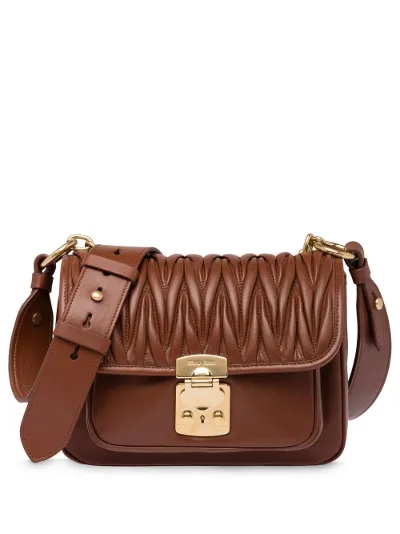 nappa leather shoulder bag Miu Miu Eraldo