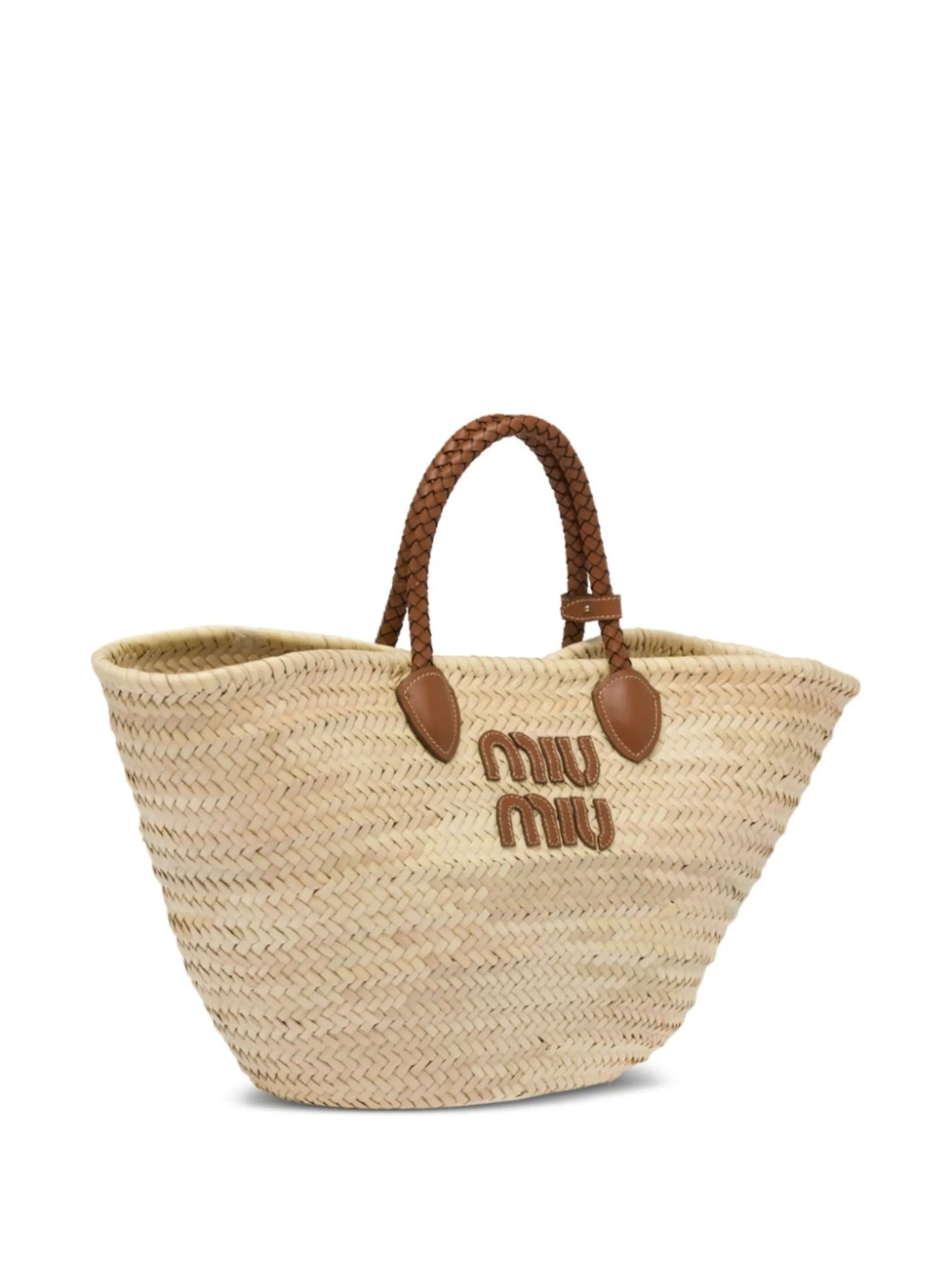 Miu Miu Palmetto basket tote bag Eraldo DE