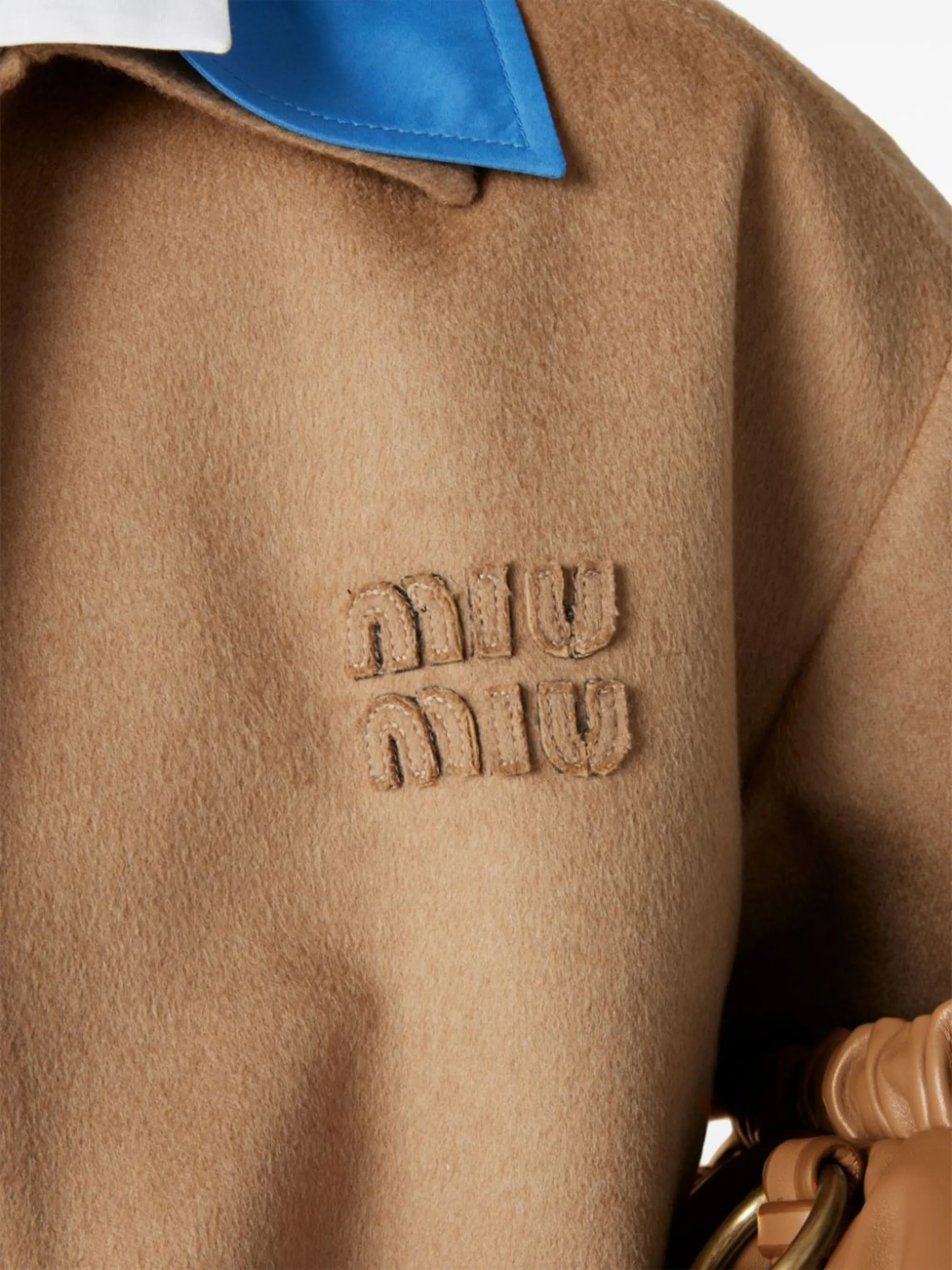 Miu Miu poplin-detailed jacket | Eraldo.com US