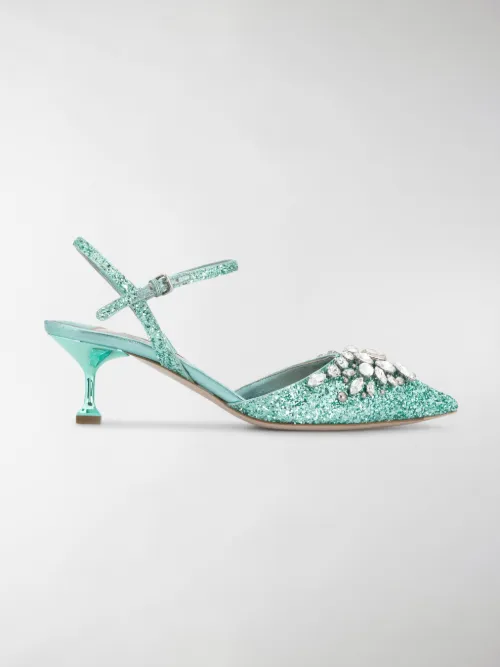 Miu Miu - Pumps con glitter