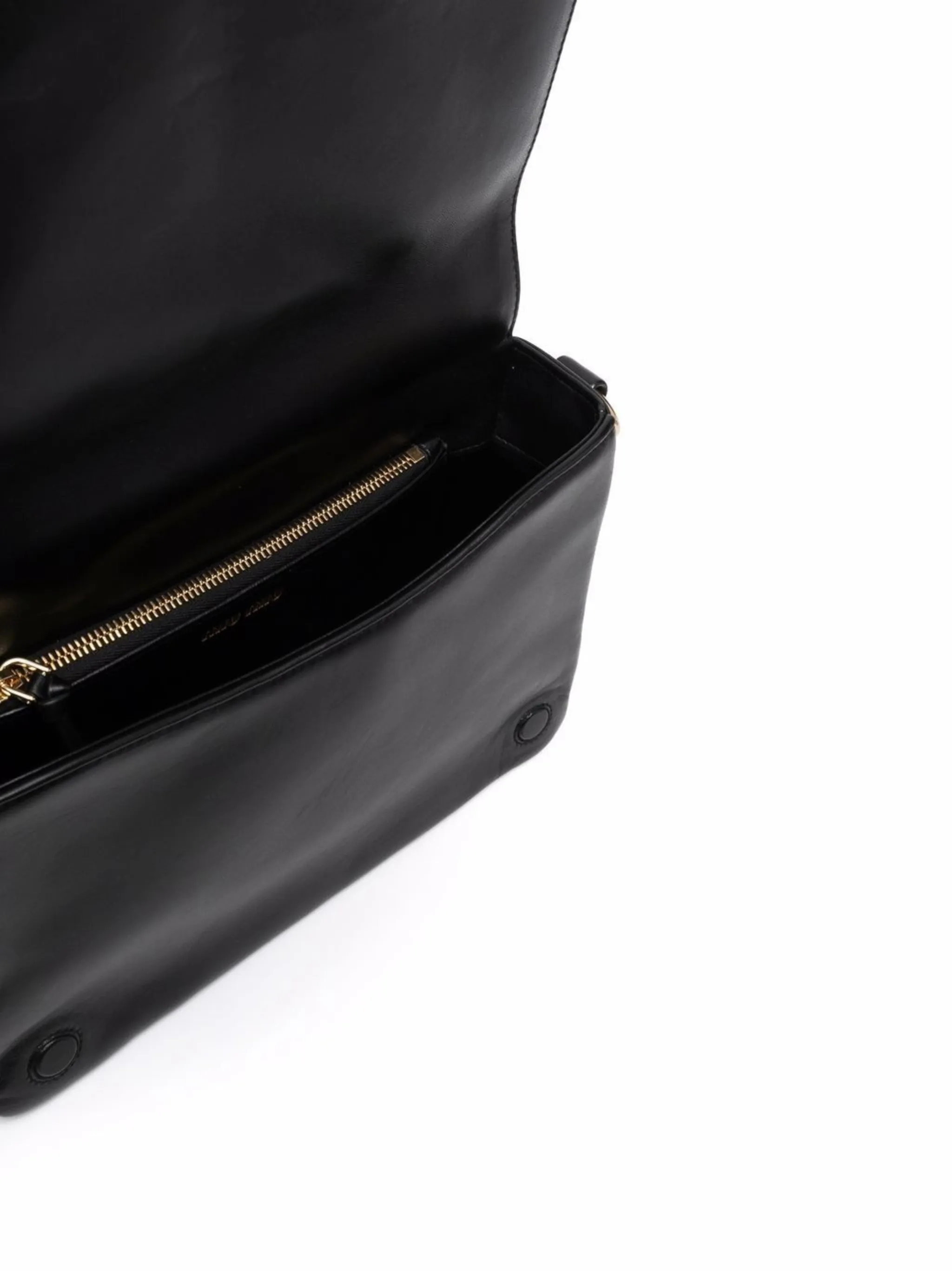 quiltedeffect shoulder bag Miu Miu US