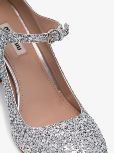 miu miu glitter mary jane