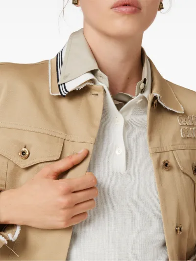 90s MIU MIU archive mesh polo shirt teck トップス