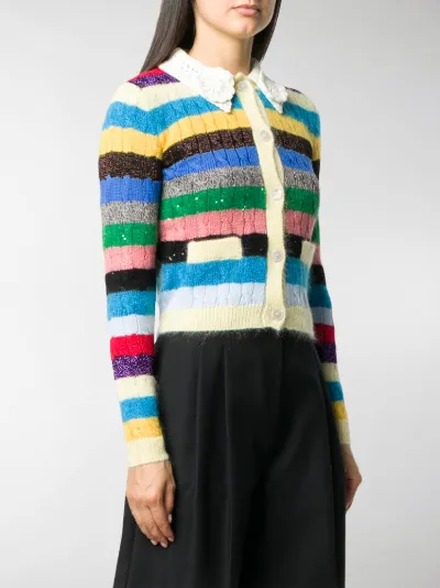 miu miu striped sweater