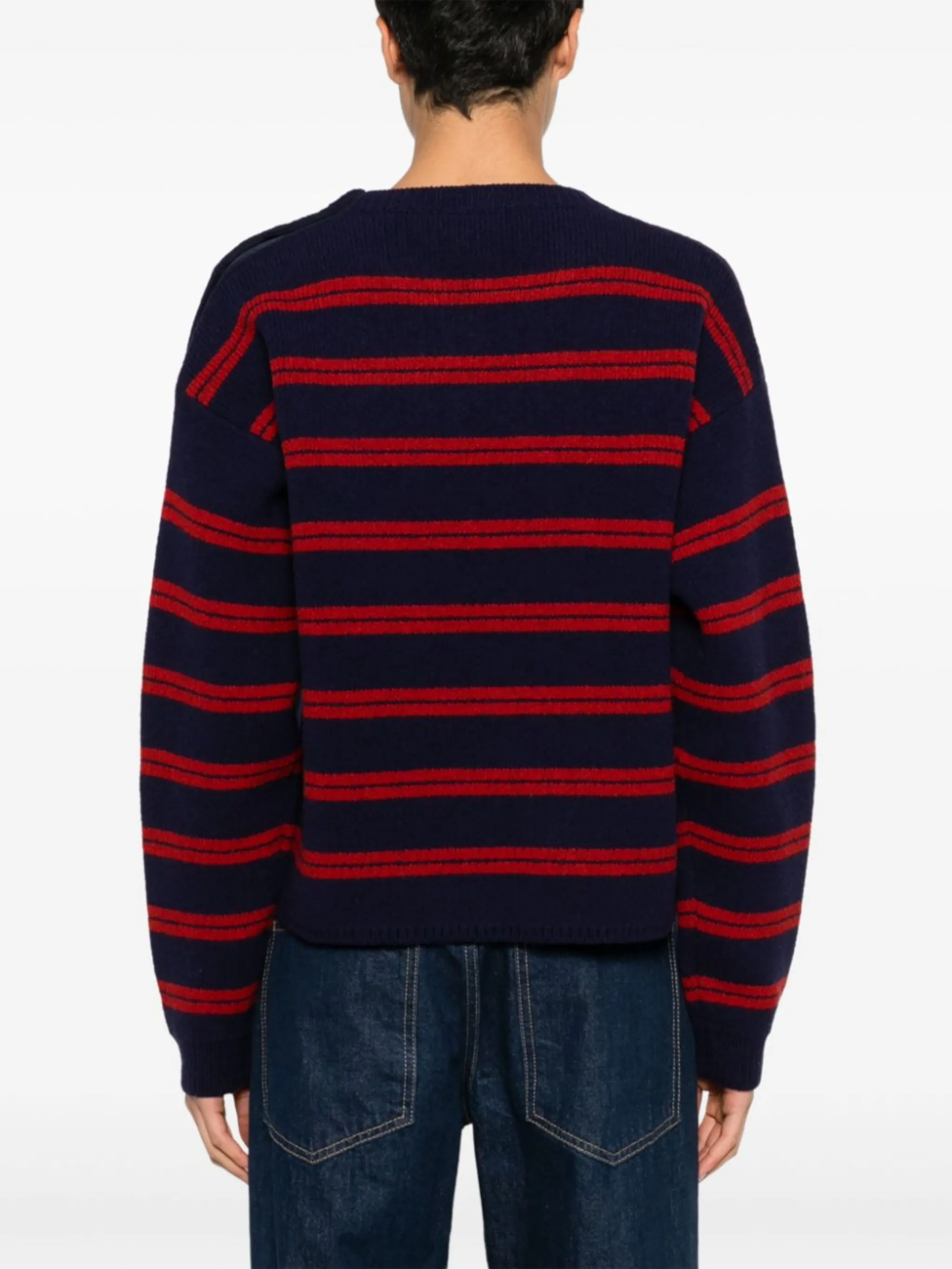 Miu miu striped outlets sweater