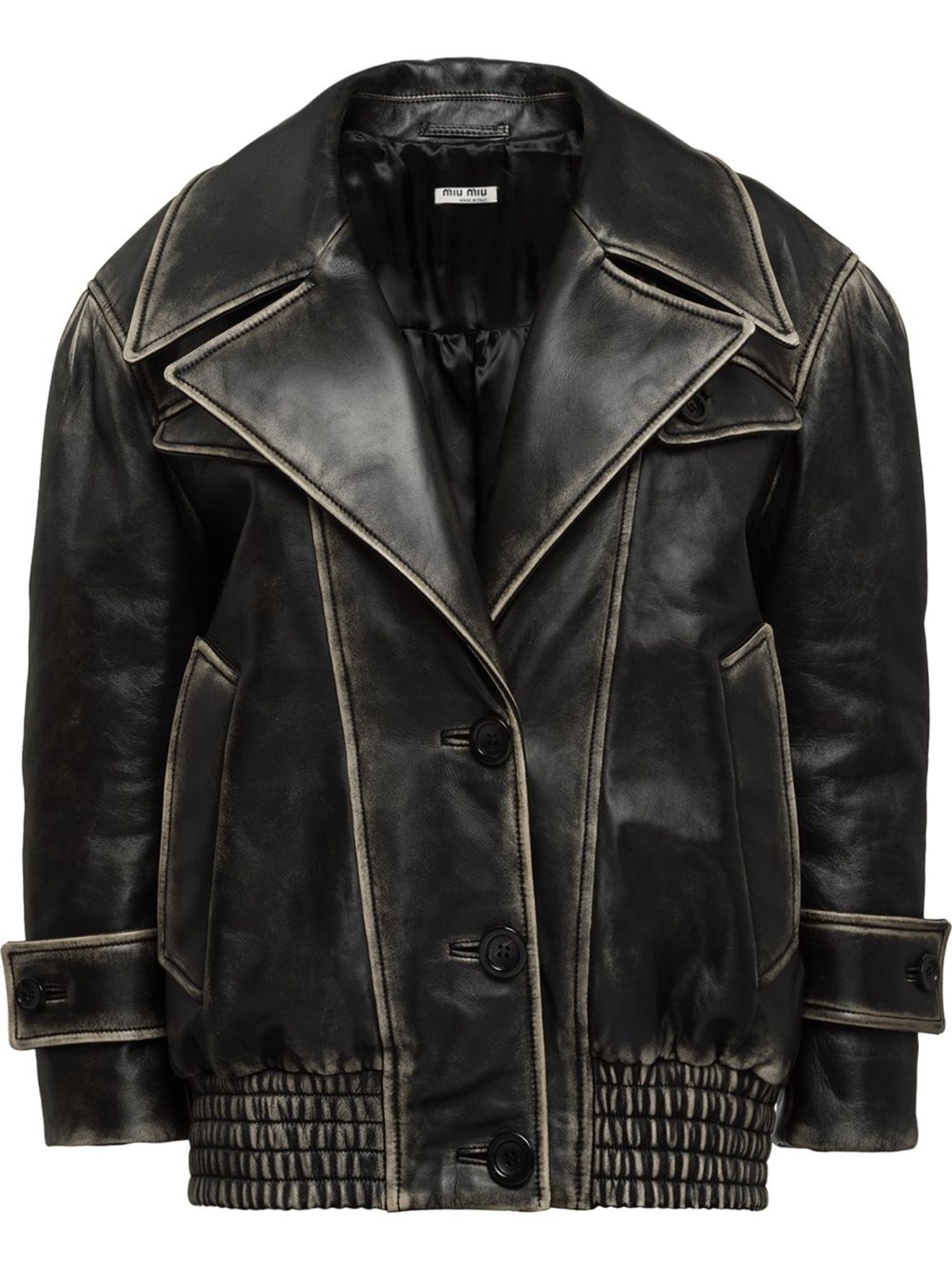 miu miu leather jacket