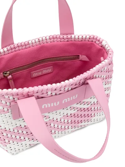 gingham tote bag