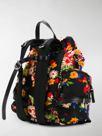 Miu Miu Zaino a fiori nero | MODES