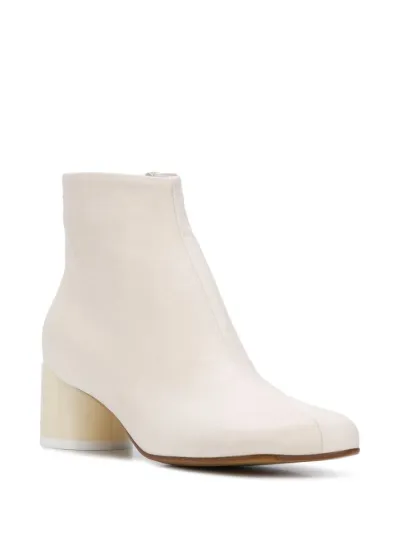 Margiela square hot sale toe boots