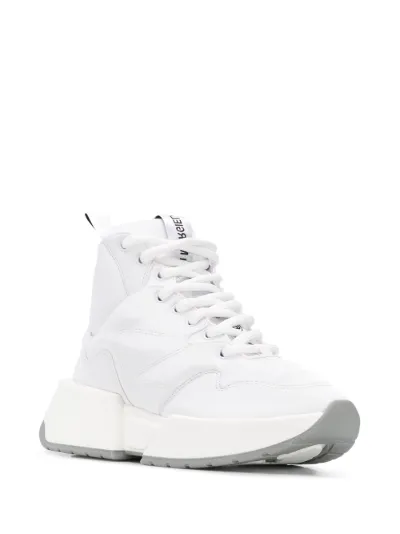chunky high top sneakers
