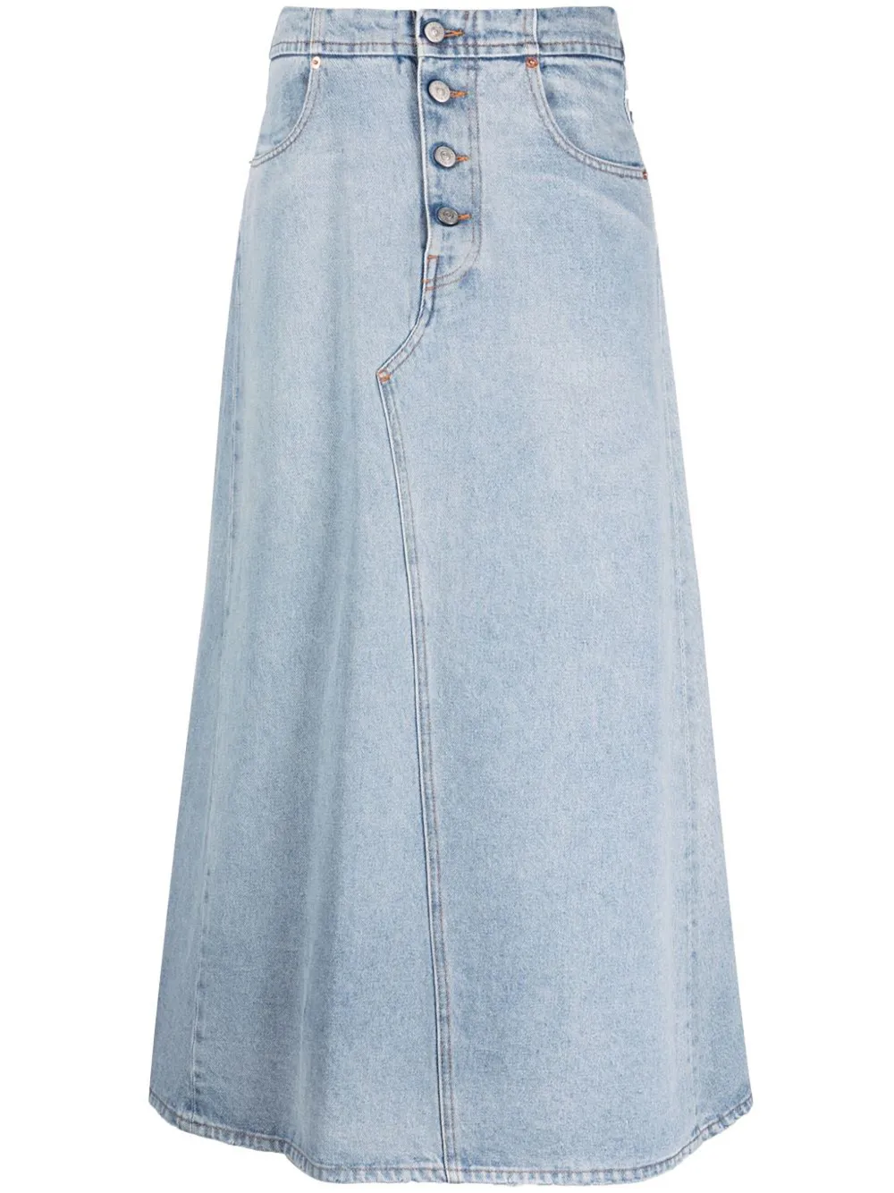 denim maxi skirt | MM6 Maison Margiela | Eraldo.com