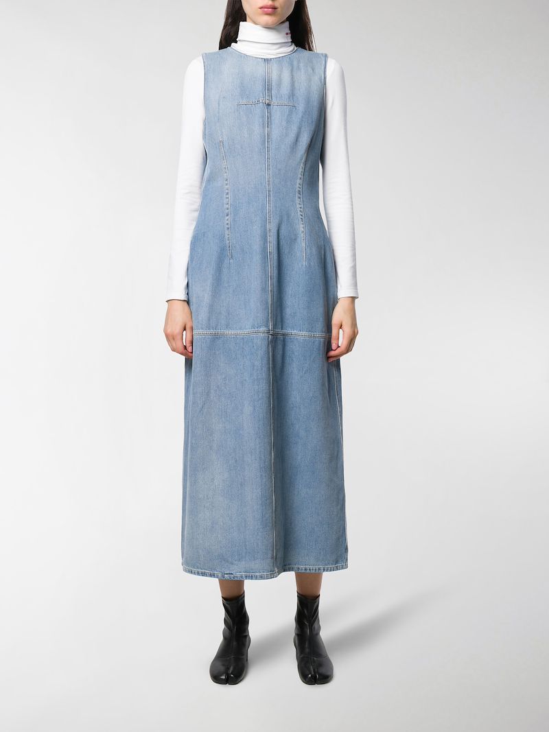 mm6 denim dress