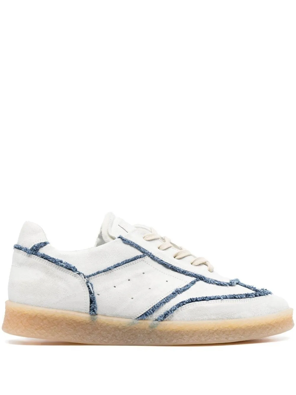 denim trim low-top sneakers | MM6 Maison Margiela | Eraldo.com US