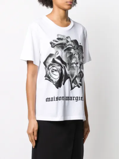 floral print T-shirt | MM6 Maison Margiela | Eraldo.com US