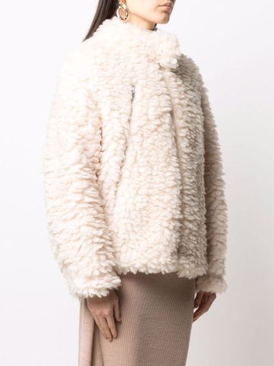 Mm6 maison discount margiela shearling jacket