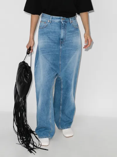 maison margiela wide leg jeans