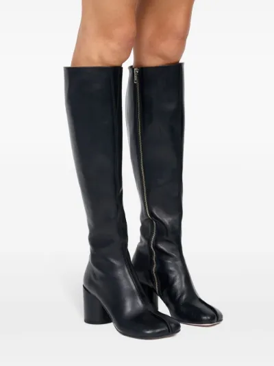 MM6 Maison Margiela knee high leather boots Eraldo PM