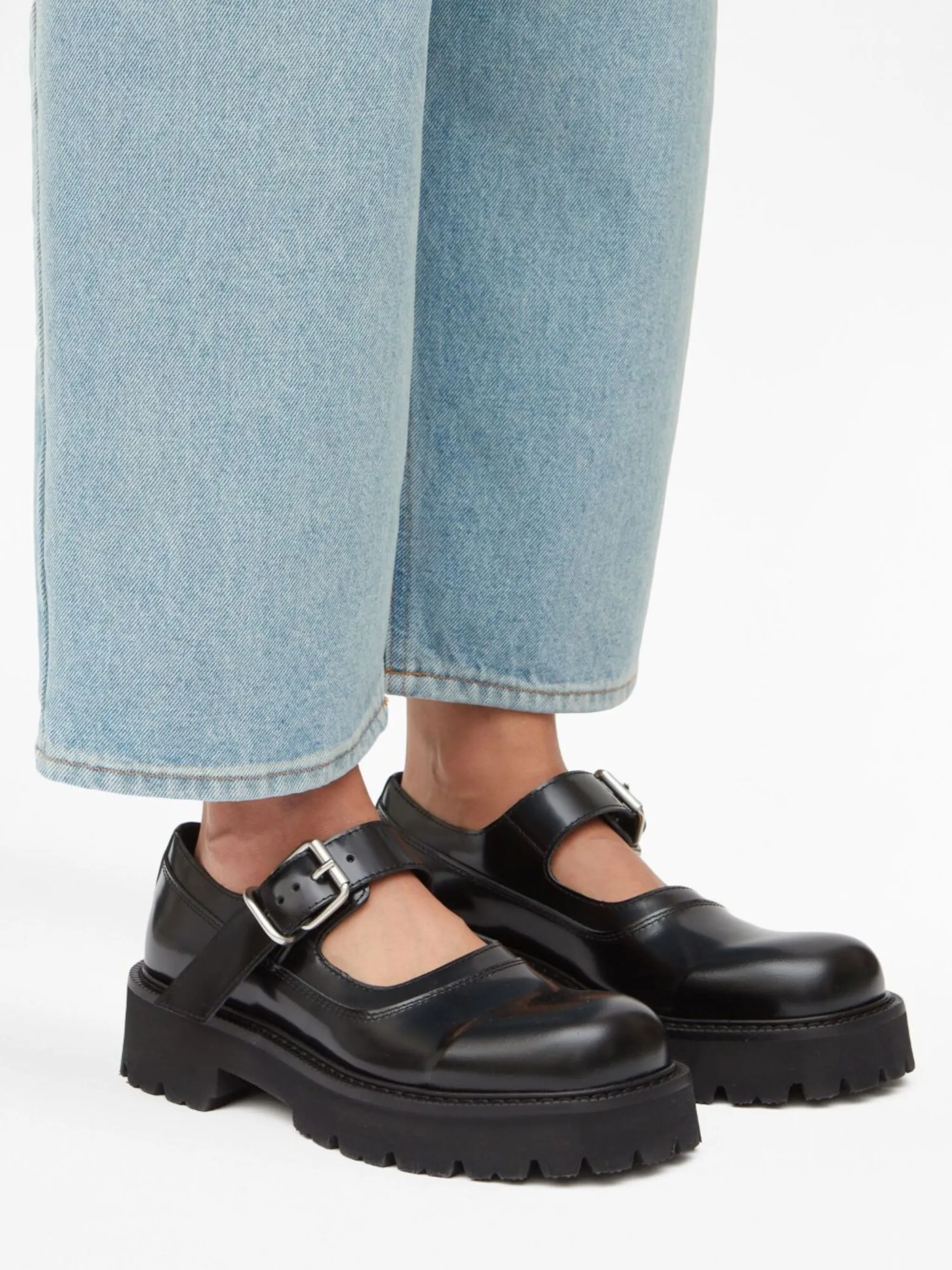 MM6 Maison Margiela leather Mary Jane shoes Eraldo FR