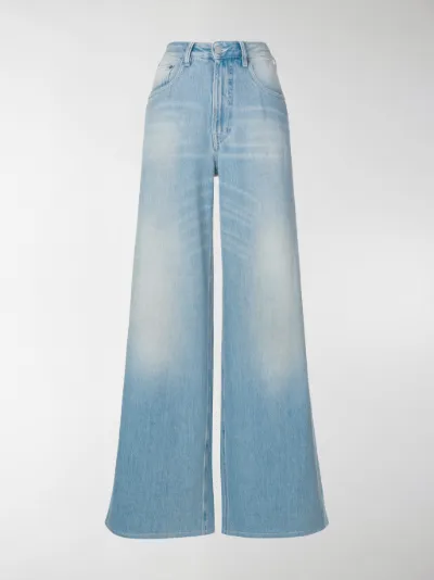 MM6 Maison Margiela light wash wide-leg 