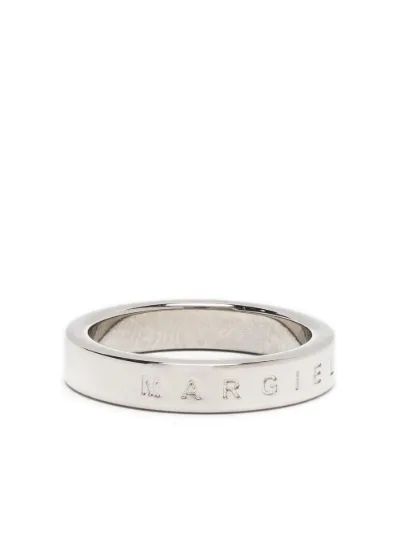 MM6 Maison Margiela Minimal engraved ring | Eraldo.com DE