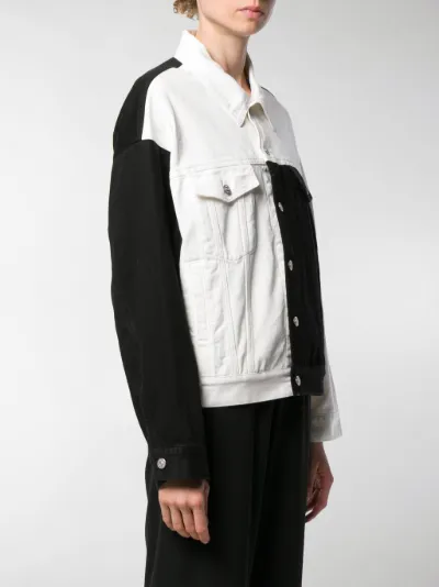 mm6 oversized denim jacket