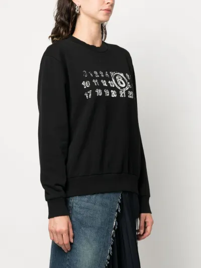 Maison margiela numbers online sweatshirt