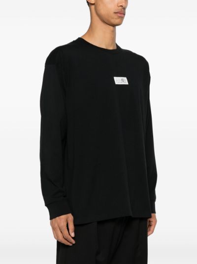 MM6 Maison Margiela numbers-tag long-sleeve T-shirt | Eraldo.com FK