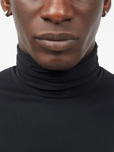 MM6 Maison Margiela Numeric engraved hoop earrings | Eraldo.com SA 