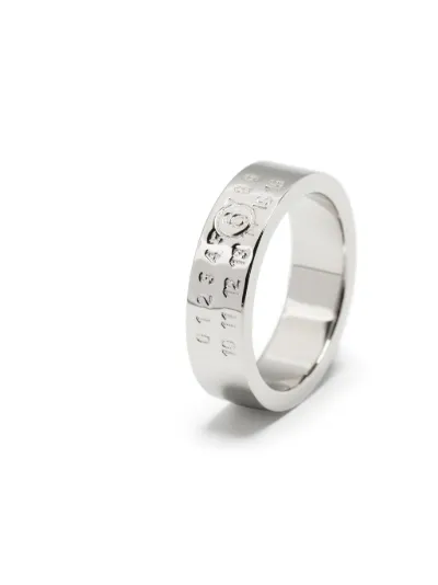 MM6 Maison Margiela Numeric Minimal polished-finish ring | Eraldo 