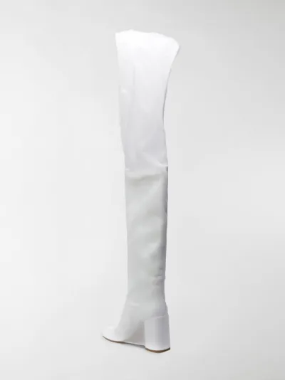 maison margiela over the knee boots