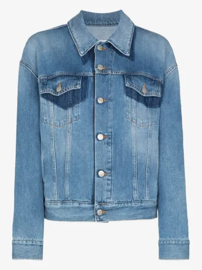 mm6 oversized denim jacket