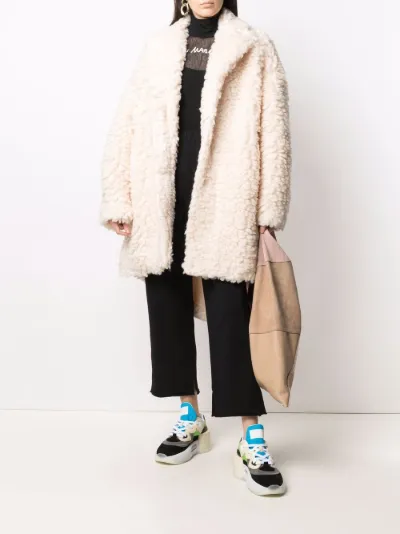 MM6 Maison Margiela Teddy shearling coat | Eraldo.com FR