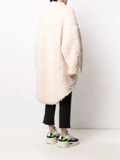 MM6 Maison Margiela Teddy shearling coat | Eraldo.com FR